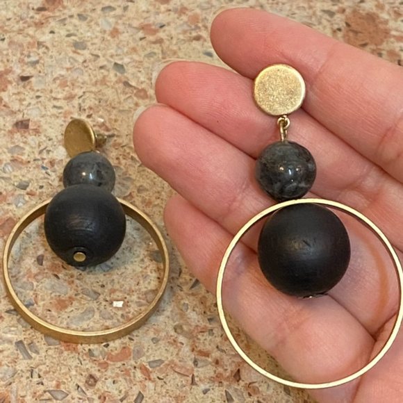 Earrings Bundle x5 Assorted Gemstone Amethyst Costume - Picture 3 of 6